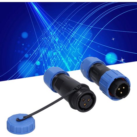 IP68 wasserdichte Luftfahrtsteckverbinder, LP16 3-poliger lötfreier Stecker und Buchse, mehrpunktige lötfreie Stecker- und Buchsenanschlüsse, 250 V, 10 A (1/5)