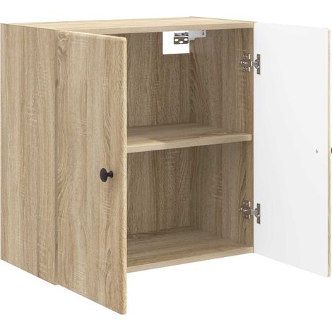 Armadietto a muro  Mobiletto a muro Rovere Sonoma 59 x 31 x 60 cm DAS860845 (1/5)
