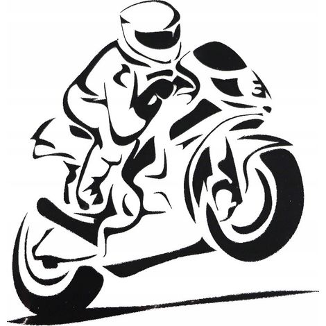 Adesivo per moto CHASER per auto, nero (1/2)