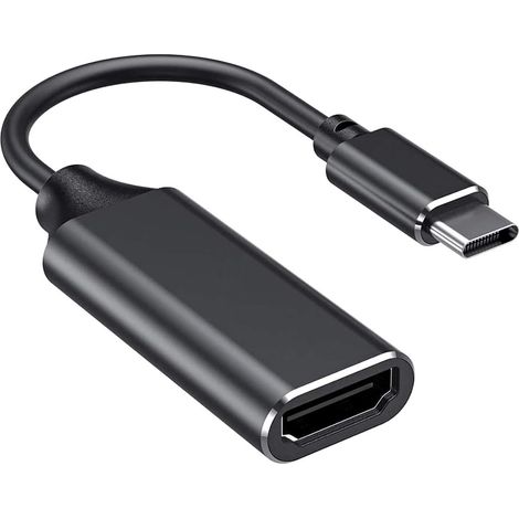 Adaptateur Usb-C Vers Hdmi 4K - Résolution 3840x2160 À 30 Hz - Compatible Mac Os Windows Android - 1 Unité (1/5)