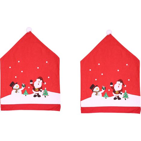 Set aus Hockern mit Cartoon-Schneemannmotiven aus Vliesstoff (1/5)