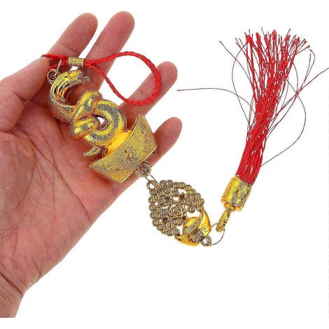Pendentif serpent décoratif à suspendre, ensemble de 10 ornements pour le Nouvel An chinois, idéal pour décorer fenêtres, portes et murs pendant la Fête du Printemps. (1/4)