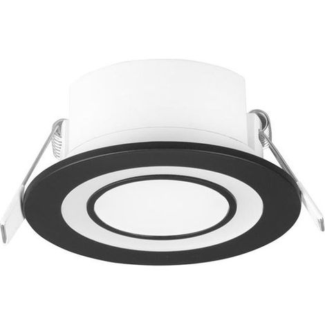 Faretto da Interno a led in Plastica Nero Opaco