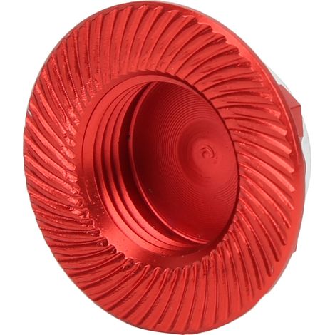 4 Écrous de Roue 17mm en Alliage d'Aluminium Étanches pour Voitures RC 1/8 - Rouge