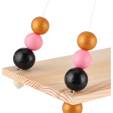 Étagère murale de style nordique avec perles colorées pour la décoration de chambre d'enfant - Type 1 (1/5)