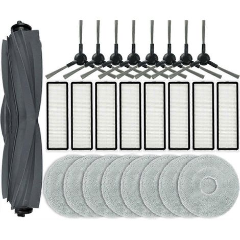 Pour robot L10s Pro Gen 2, brosse principale, chiffon de nettoyage, filtre HEPA-- (1/5)
