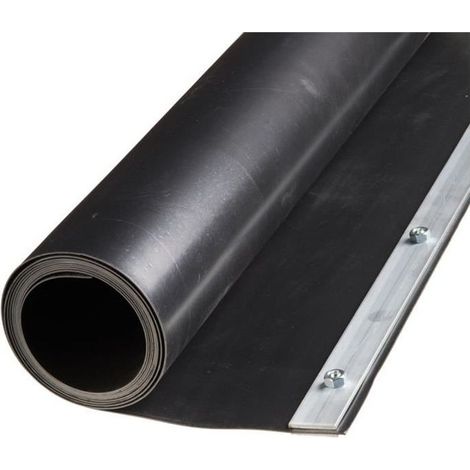 Barrière anti-racinaire HDPE noire 70 cm x 3 m – Épaisseur 1,2 mm – Densité 1000 g/m² – Traitée anti-UV pour drainage efficace – Nature (1/10)