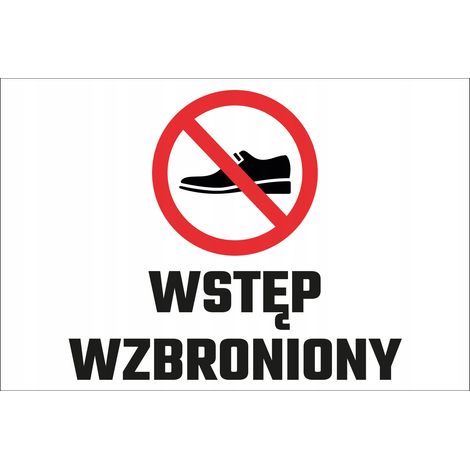 Señal de Prohibido el Paso 20x30 cm PVC T004 (1/4)