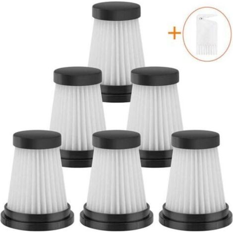 6er-Pack Ersatz-HEPA-Filter für Akku-Staubsauger, passend für Moosoo K12, K12 Pro, K13, Genius Invictus One 1.0, X7/2.0 und Foxnovo 13KPA. (1/4)