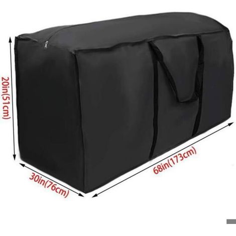 Sac rangement imperméable 210D Oxford - 1x, 173x76x51 cm - Résistant déchirure intempéries - Pour meuble jardin - Housse Lumiryn (1/5)