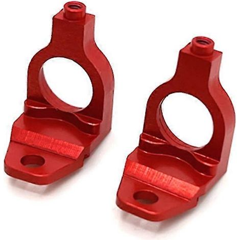 2pcs Support de boîte de vitesses à montage différentiel arrière en métal pour Mini-q 1/28 Rc Drift Car Upgrade Parts, rouge (1/5)