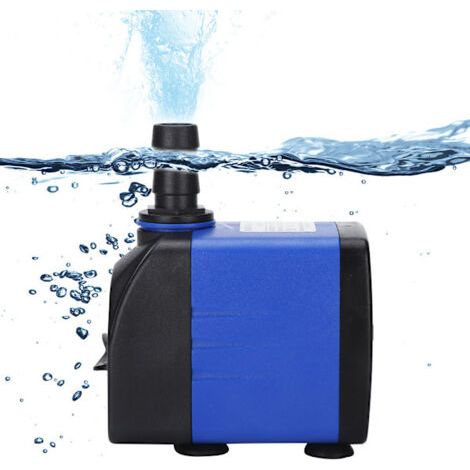 Pompe submersible multifonctionnelle 15W 800L/heure AC220-240V, adaptée aux aquariums, bassins, fontaines de jardin et systèmes hydroponiques. (1/5)