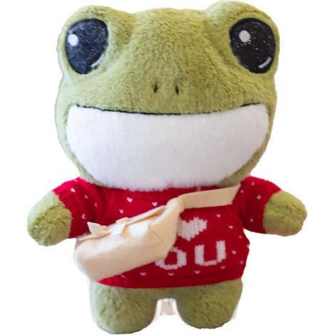 Peluche Grenouille de 30 cm, adorable grenouille en peluche, douce et stable, idéale pour décorer la maison ou comme cadeau pour enfants (filles et garçons). (1/5)