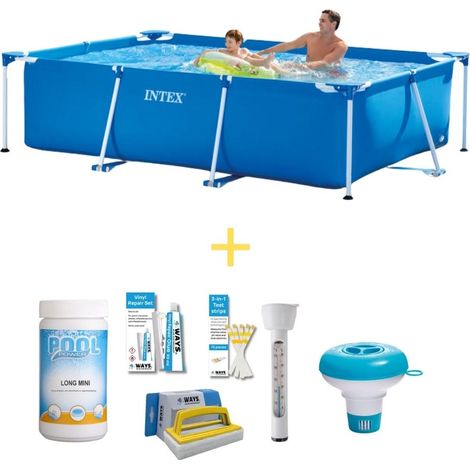 Intex Piscine Tubulaire Rectangulaire - 260x160x65 cm - 7-pièces S21251