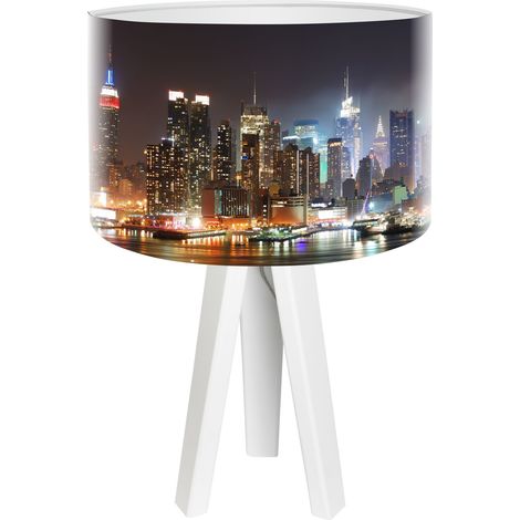 Lampe de chevet city foto-013 - Blanc (1/3)