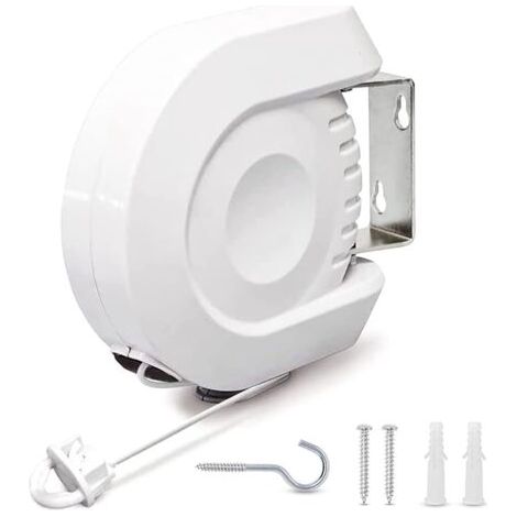 Corde à Linge rétractable d'extérieur 15 m (1/5)