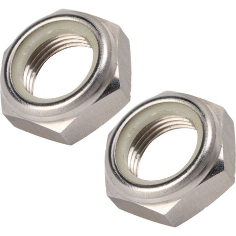 écrous autobloquants en acier inoxydable 90185‑22043 de rechange pour moteur hors-bord (1/5)