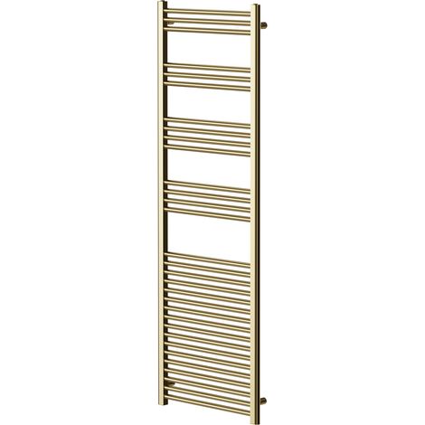 Colore Pizarro Brushed Brass 1800mm x 600mm Straight Heated Towel Rail (1/5)