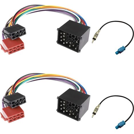 Adaptateur autoradio 17 broches ISO connecteur compatible avec E30 E39 E36 E46 pour Landrover pour MG Rover X5 Z3 Adaptateur auto Stecker (1/5)