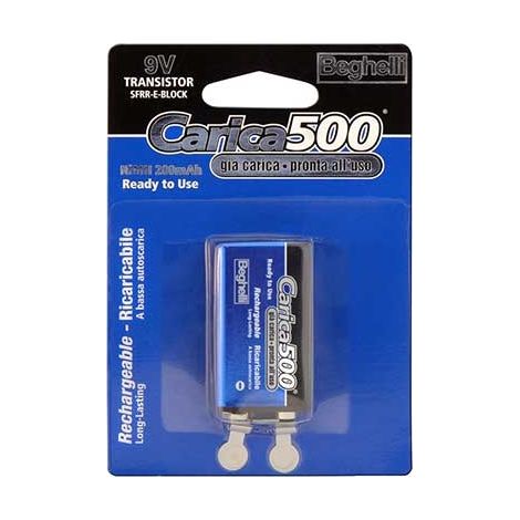 Beghelli Piles rechargeables transistor 9V 150mAh 8853 (1/2)
