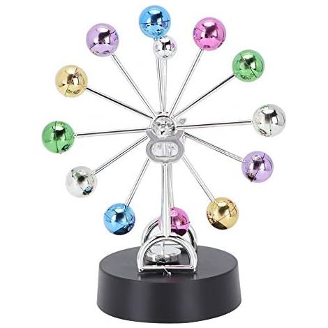 Physique boule pendule Science Mouvement perpétuel Simulation Mouvement perpétuel grande roue table divertissement décoration physique pendule boule coloré jouet décoration (1/5)