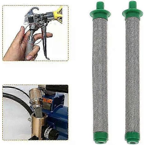 2 Stück Airless-Spritzpistolenfilter, 60 Mesh, Edelstahl 304, Zubehör für Elektrowerkzeuge und Maschinen – JXLGV (1/5)