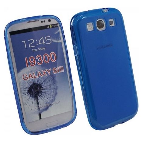 OEM Cover in TPU per Samsung Galaxy S3 Blue