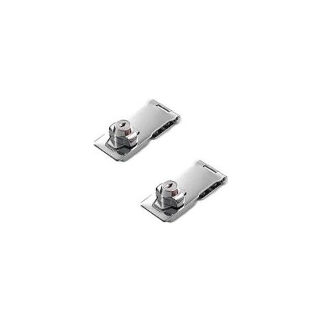 Loquet de sécurité pour tiroirs ou portes de meubles, argent, 80 x 32 mm Crezuo (1/3)