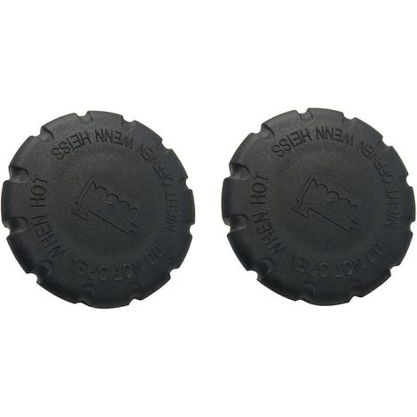 Deux bouchons de vase d'expansion de liquide de refroidissement de radiateur de voiture 2105010615 compatibles avec les modèles W203, W204, W140, W215, W219, W209, W212 et W210. (1/5)