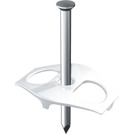 Supporto di montaggio obo-bettermann nagel-fix 3.5x60mm plastica trasparente