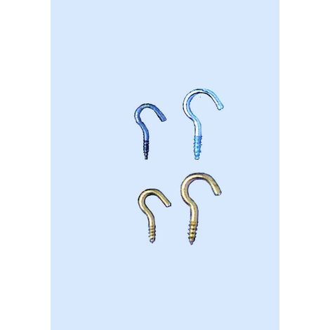 Glorex Schraubhaken 12 x 5 mm, 24 Stück Bastelmaterial