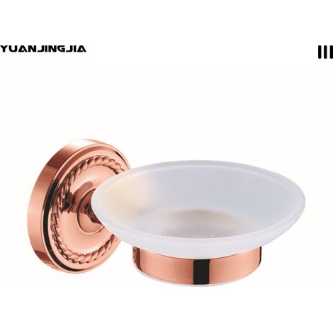 Goldenes Badezimmer-Regal im Retro-Luxus-Stil, Wandmontiertes Aufbewahrungsaccessoire für die Dusche, Einfache und Elegante Ablage, 1 Stück-lsw (1/2)