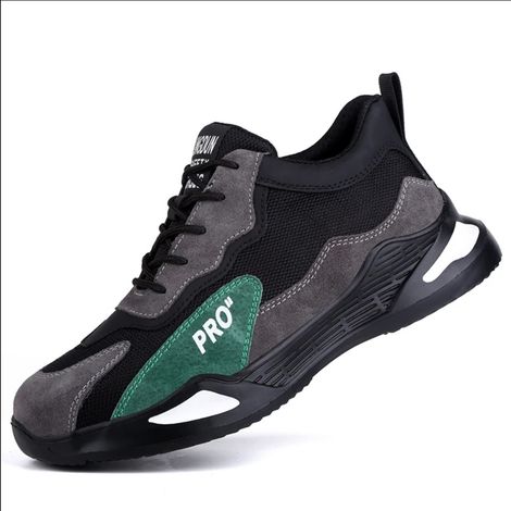Bottes de sécurité pour hommes, chaussures de travail anti-crevaison avec embout en acier, chaussures de protection indestructibles 40 (1/5)