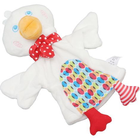 Baby-Kuscheldecke mit niedlichen Cartoon-Tiermotiven, weich und kuschelig für Babys und Kleinkinder, weiß (1/5)