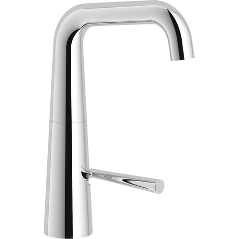 Miscelatore lavabo alto 260 mm con bocca girevole Nobili Likid LK00118/2 | Cromo - Piletta clic clac 1"1/4 (1/4)