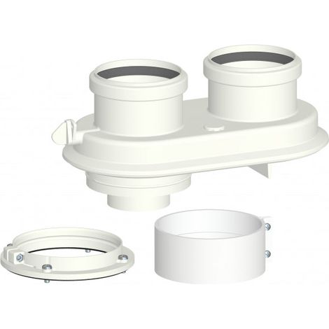 Stabile - Sdoppiatore monoblocco ø80 pps compatibile con 40 marchi di caldaie a condensazione (vedi scheda tecnica) (1/3)