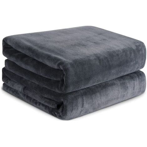 Lot de 2 serviettes de bain - Draps de Bain 80180cm Grande Serviettes très absorbantes, 80180cm(Gris) (1/5)