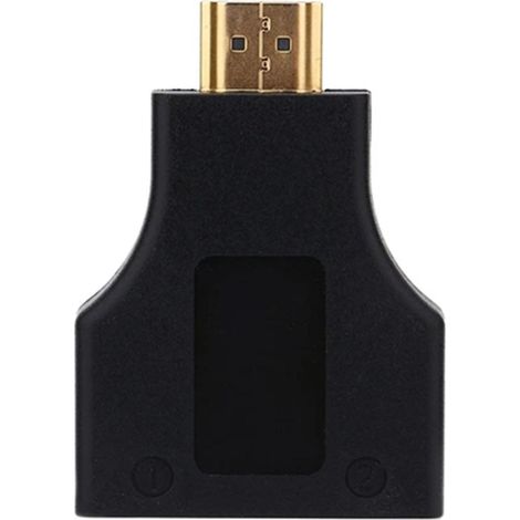 Convertisseur robuste compatible HDMI vers port RJ45, adaptateur d'extension réseau plug-and-play, adapté aux salles de classe/bureaux. (1/4)