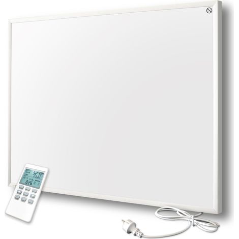 Byecold Infrarotheizung mit Thermostat 580 Watt, Infrarot wandmontage Elektroheizung Energiesparende, Heizpaneel Elektrisch mit Energiesparend Überhitzungsschutz (1/5)