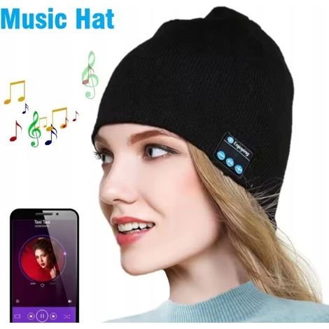 Mütze mit integrierten Bluetooth-Kopfhörern, zum Laufen und Musikhören im Winter (1/5)