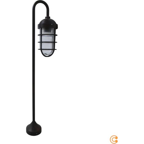 [GEBRAUCHT] B-Ware Wegeleuchte Gero Gartenlampe Wegelicht Landhausstil Antikbronze Glas E27 Led