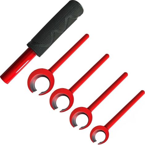 Beyamis Clé de réglage charnières lot 4 - Diamètres 14/18/23/25mm pour porte (1/5)