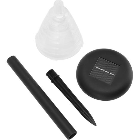 Lampe solaire étanche d'extérieur pour allée, jardin, cour ou aménagement paysager (LED), lampe décorative. (1/5)