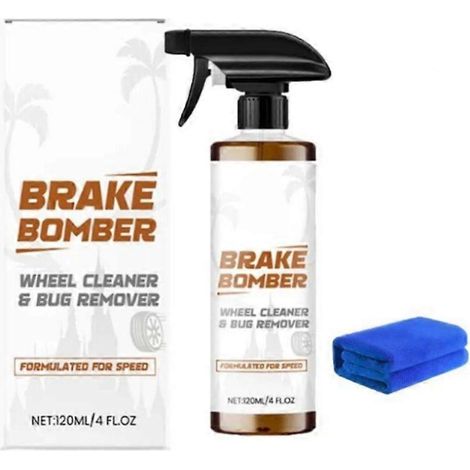 Nettoyant puissant pour jantes et pneus Nicetopu, mousse Brake Bomber 120 ml pour pneus (1/5)
