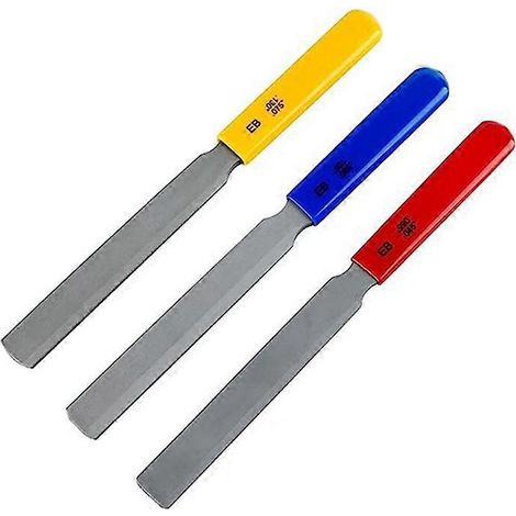 Ensemble de 3 limes coniques pour sillet de guitare, limes à rainures pour sillet, lime à fil à double tranchant, lime à fil pour sillet de basse électrique (1/4)