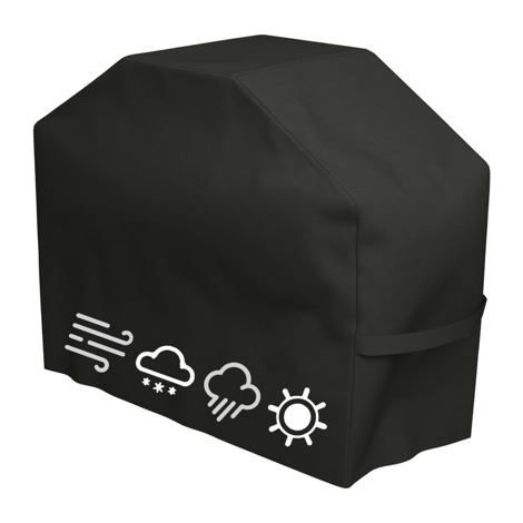 HOXILEELEOHousse Barbecue Exterieur,Bache Barbecue Exterieur,210D, Housse Convient la Plupart des Grills (145X61X117) (1/5)