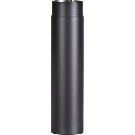 FireFix Ofenrohr Ø 120 mm 50 cm schwarz Rohr Ofen Kamin Kaminrohr Rauchrohr (1/2)