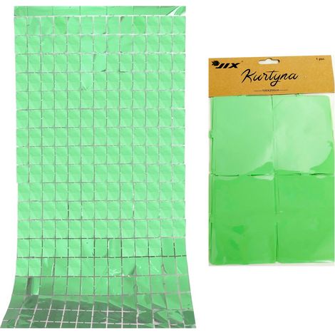 Grüne Paneel-Vorhang-Fotowand 2x1m