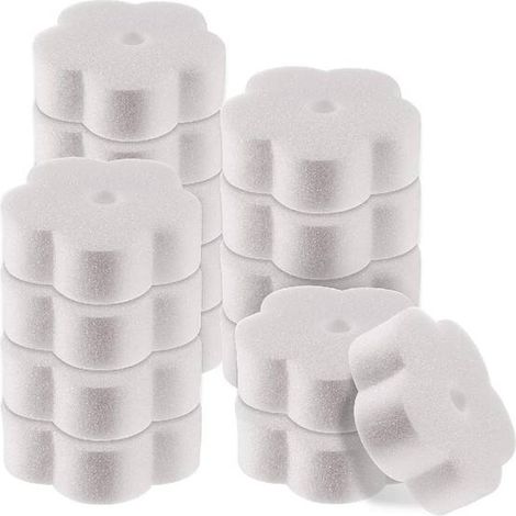 Éponges Spa Piscine 16pcs Absorbeur Huiles et Mousse pour Bain à Remous et Piscine Compatible Jacuzzi Nettoyage Durable (1/5)