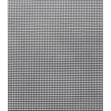 Tapete para parrilla, tapete antiadherente reutilizable para asar carne y verduras, 40 x 33 cm, negro (1/5)
